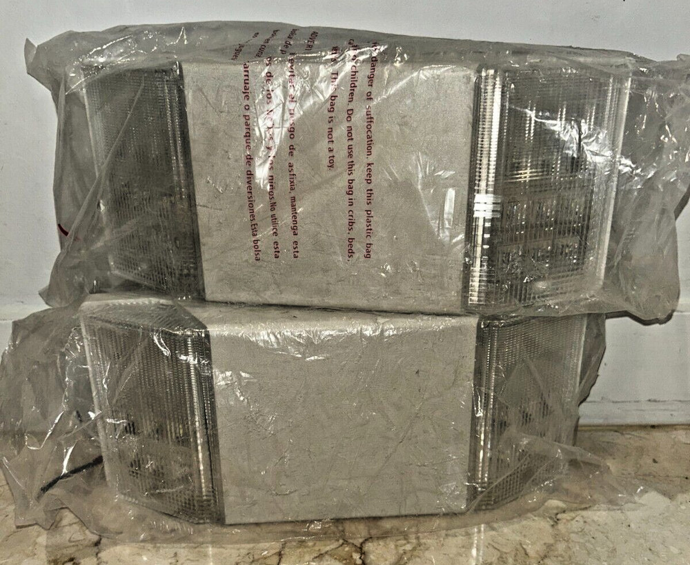 Two Emergency Exit Lights - White