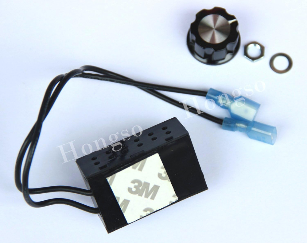 Fireplace Stove Blower Fan Kit Variable Rheostat Speed Control Automatic Switch