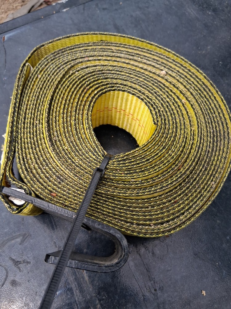 RATCHET STRAP - 2" X 27' LONG - FLAT HOOK STYLE