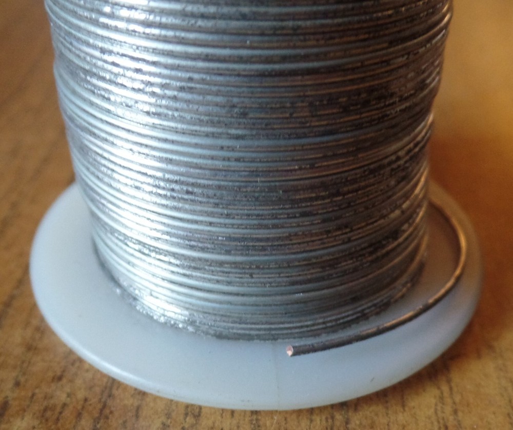 Vintage Used SOLDER WIRE on a Wheel?