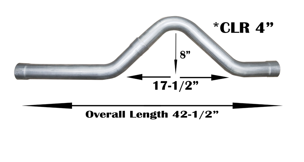 2 1/2" 2.5" Universal Over Axle Exhaust Kit