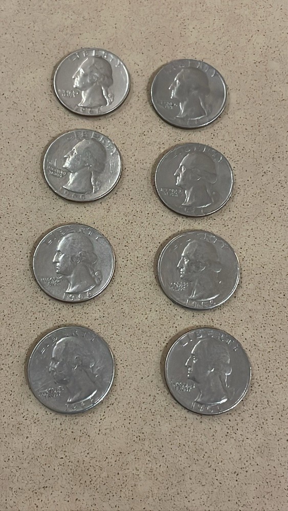 1966 Washington Quarter No Mint Mark Circulated