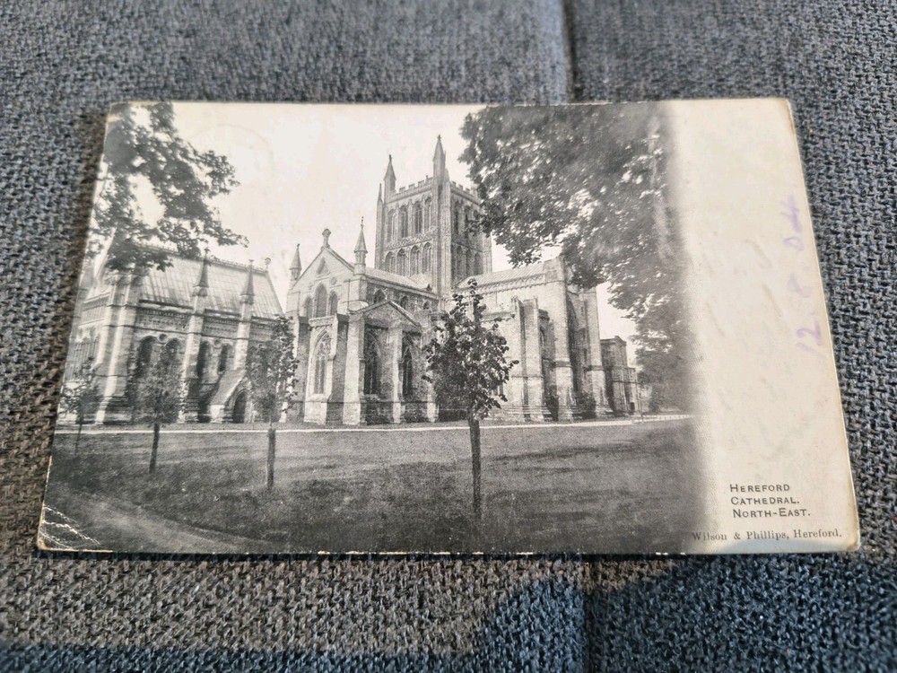 Hereford North East Cathedral Postcard