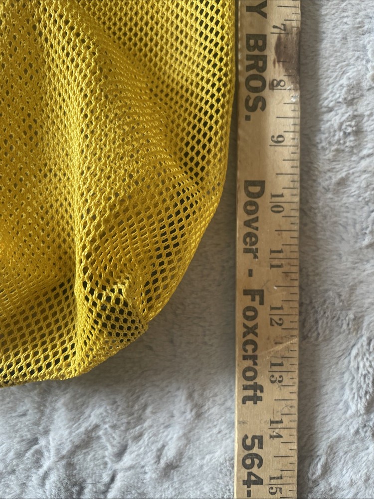 REI mesh storage bag Yellow & Black Medium