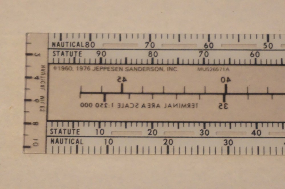 Jeppesen Sanderson PN-1 Navigation Plotter