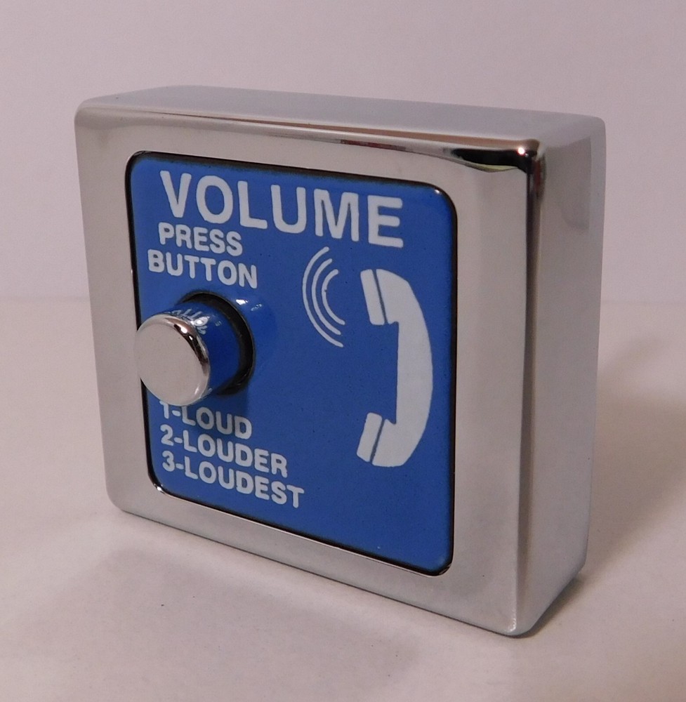 1 SCARCE New Old Stock Payphone VOLUME CONTROL Device (Blue)