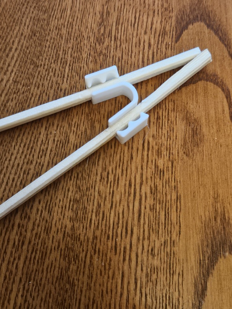 New 5 Pack - Reusable Kid Chopstick Helpers, Beginner Trainer - Washable
