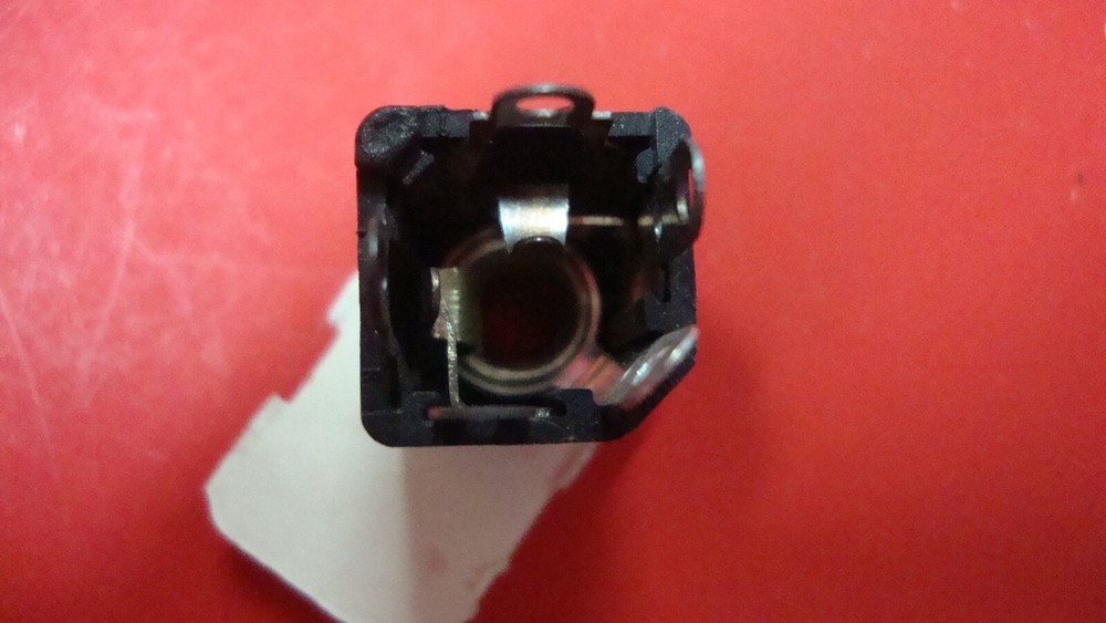 SWITCHCRAFT #N114B 1/4" 3 conductor molded nylon bushing insulates from panel