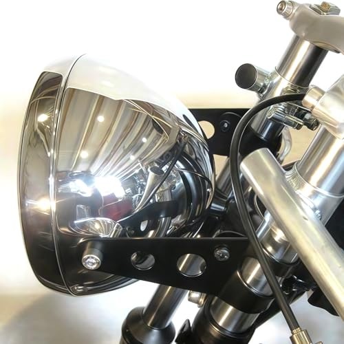 Universal Motorcycle Headlight Mounting Bracket Clamps Fork Ears 35-43mm