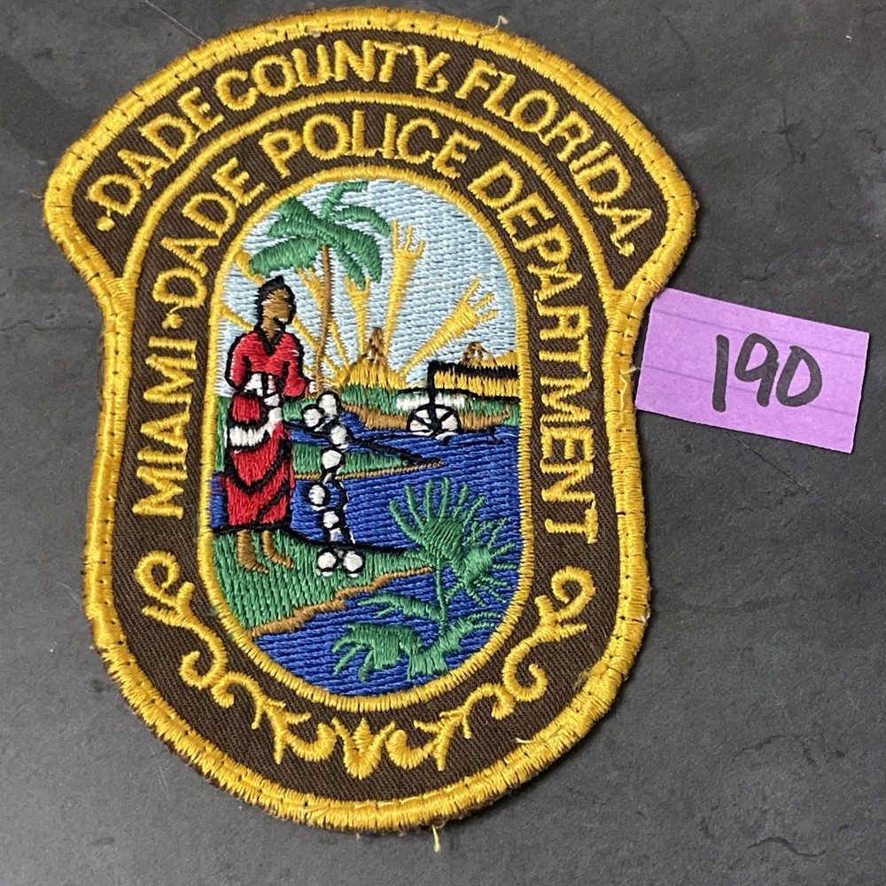 Miami Dade FL Police Patch -190