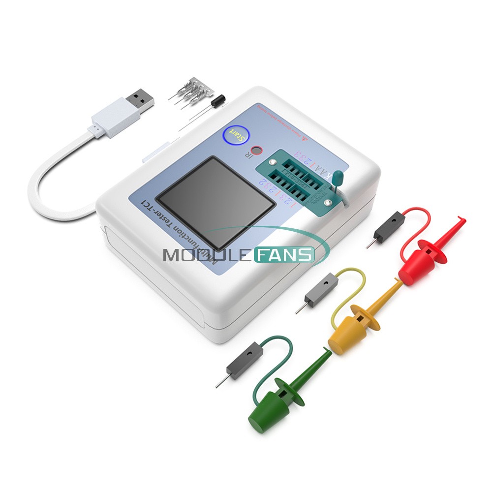 LCR-TC1 Transistor Tester Diode/Triode Capacitance Meter LCR ESR NPN MOSFET HOT