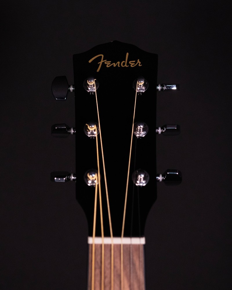 Fender CD-60SCE Dreadnought, Walnut FB, Black