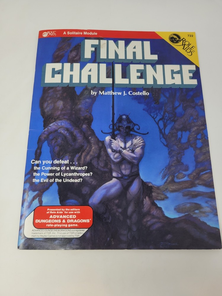 Final Challenge Adventure Module - Role Aids 722