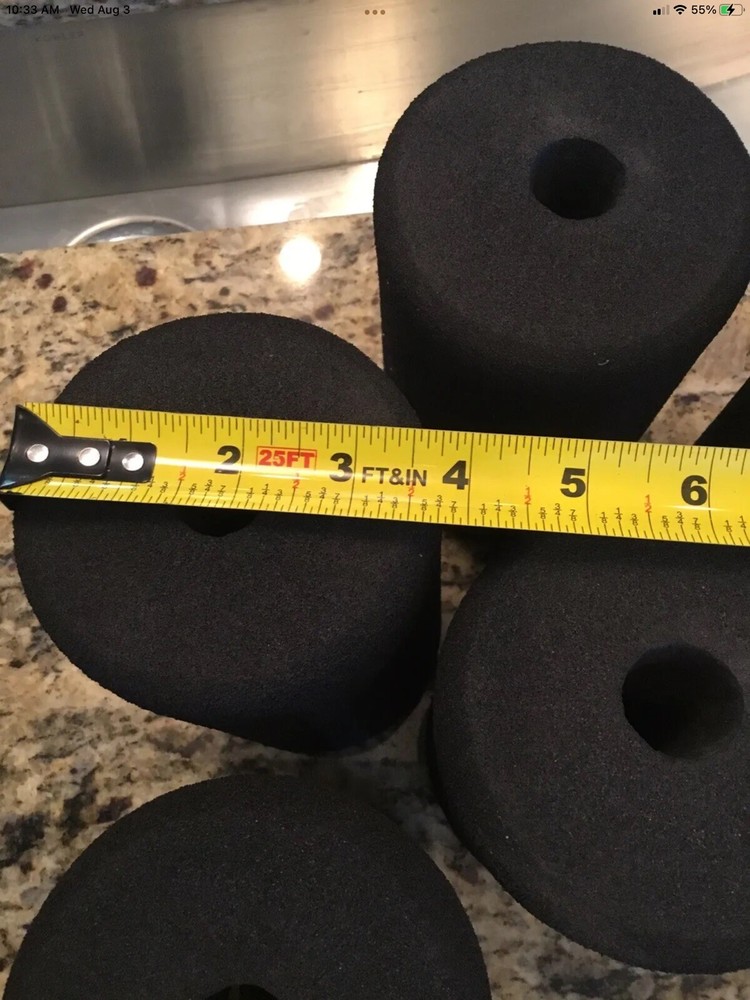 2 foam replacements for exercise equipment. 100 Available
