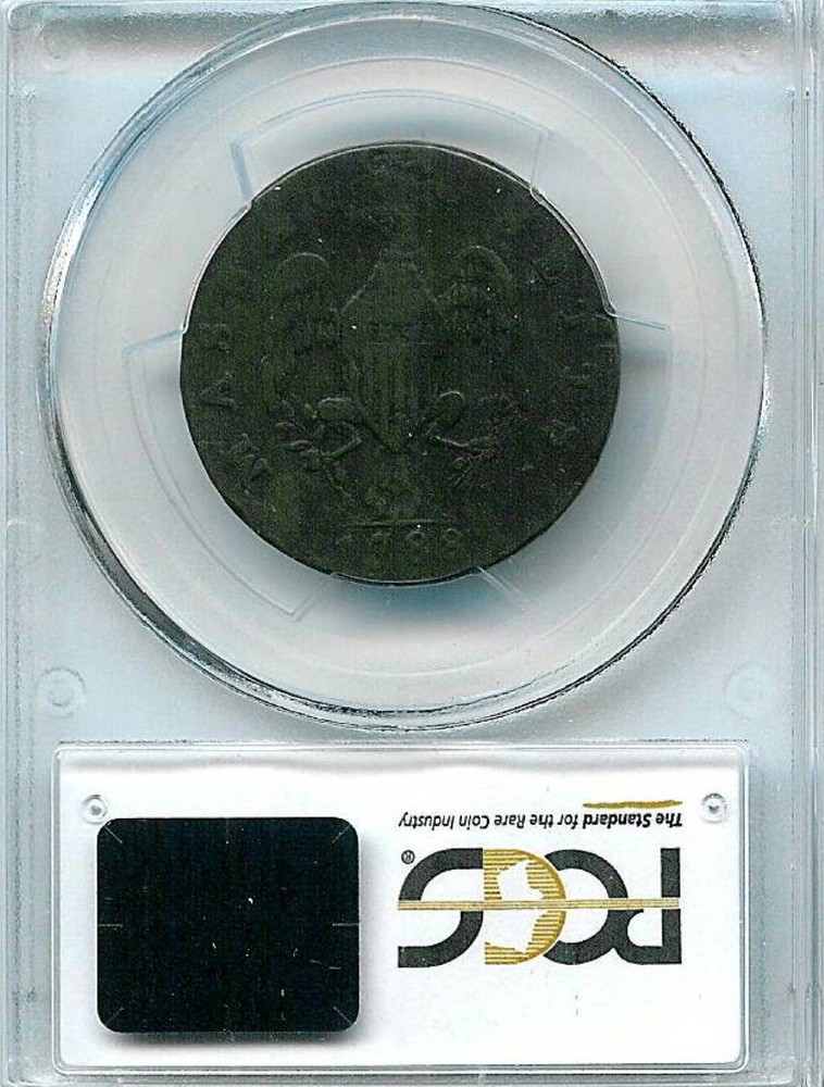 1788 Massachusetts Colonial Cent : PCGS F15