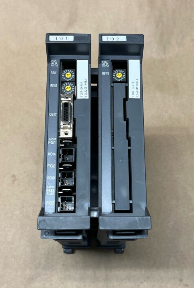 Mitsubishi FCU7-DX078 FCU7-DX079 I/O Modules w/ FCU7-EX007 Shell