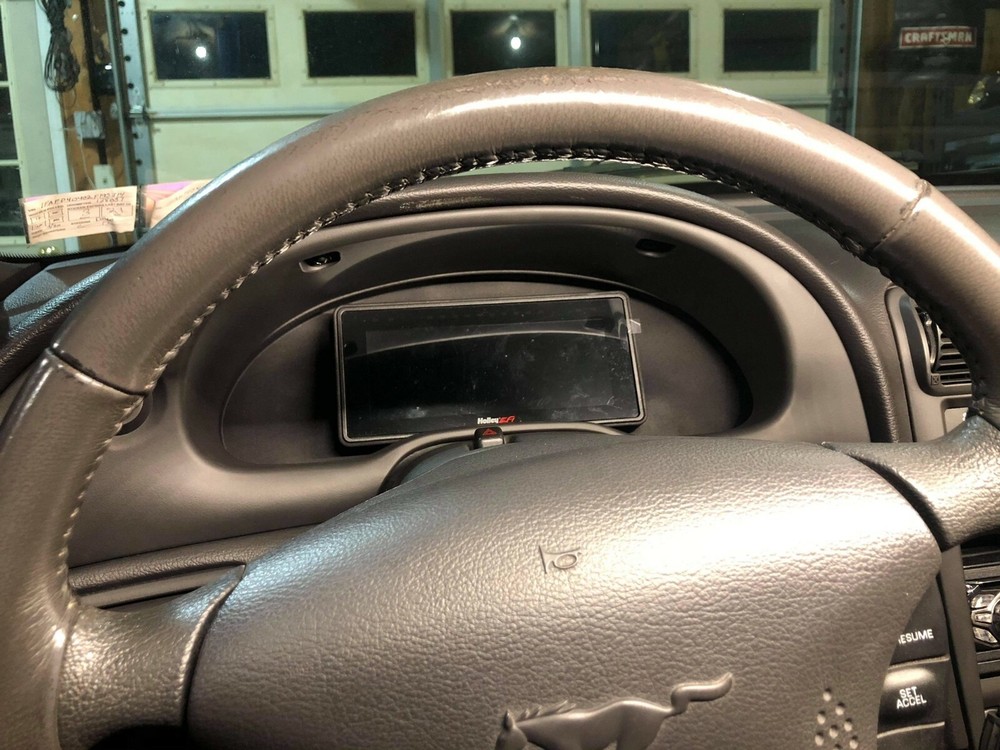 94-04 Ford Mustang EFI Custom Dash Mount - Holley / Haltech