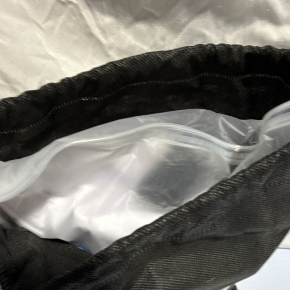 NIERBO Black Screen Material in Drawstring Bag