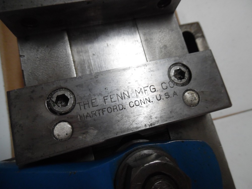 FENN MFG 4" Jaw Quick Acting Release Machine Work Holding Tool ? Vise ? Milling