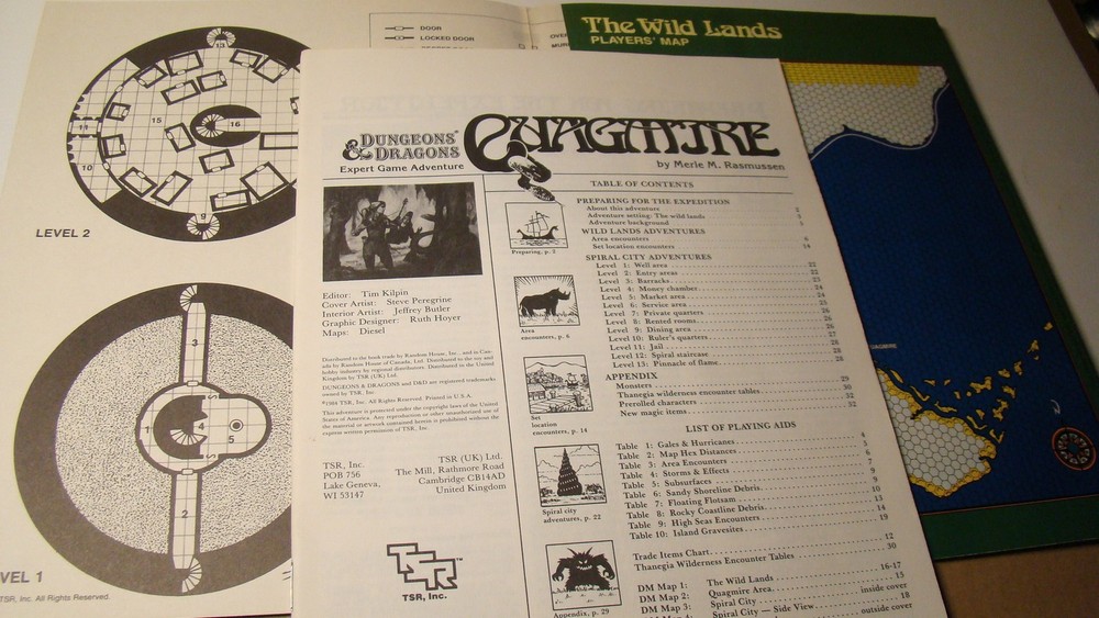 MODULE - X6 QUAGMIRE *HIGH GRADE ORIGINAL* DUNGEONS DRAGONS