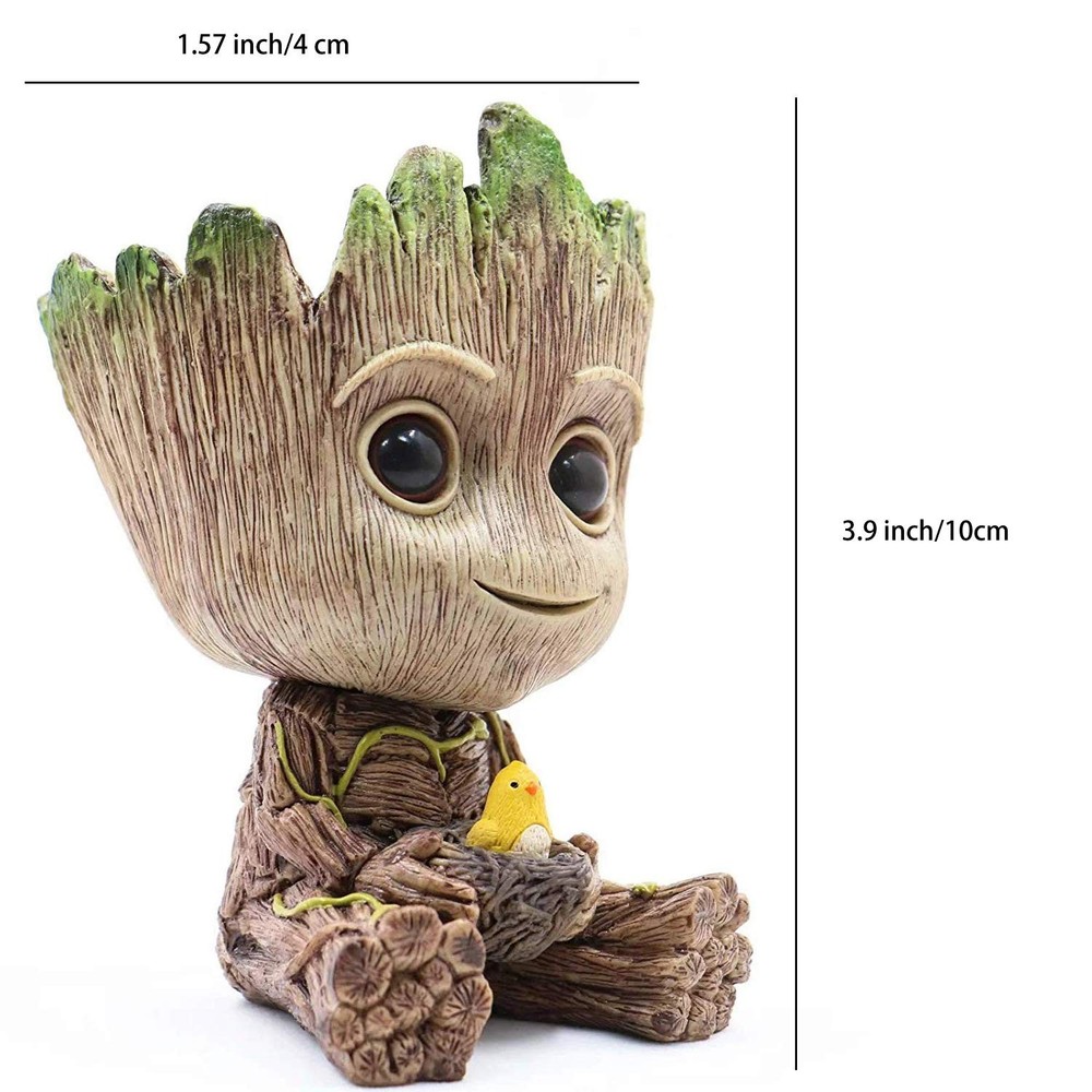 TEEMO Aquarium Groot Air Bubbler Decorations, Medium, Medium