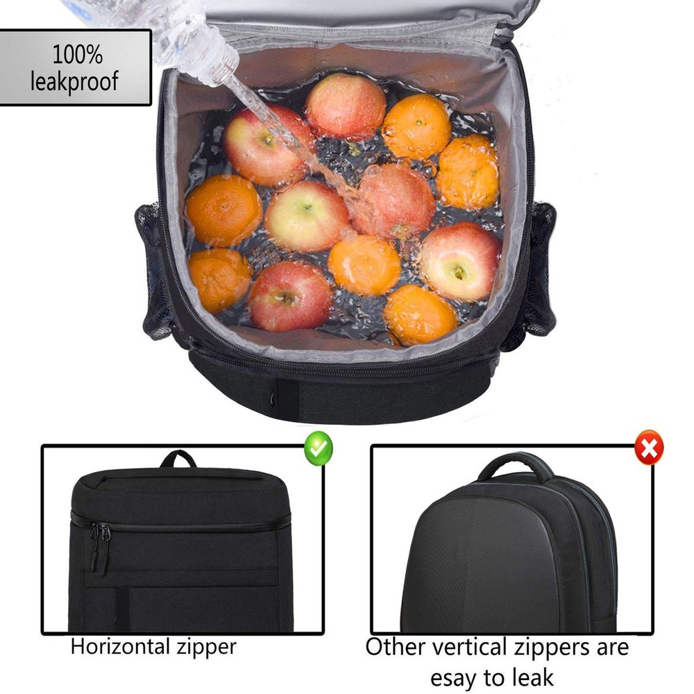 FORICH Soft Cooler Backpack Insulated Waterproof S - Black