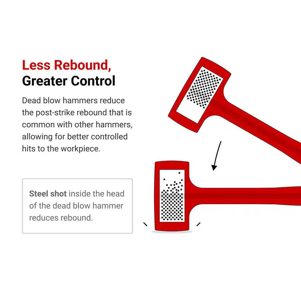 32 Oz. Dead Blow Piston Hammer