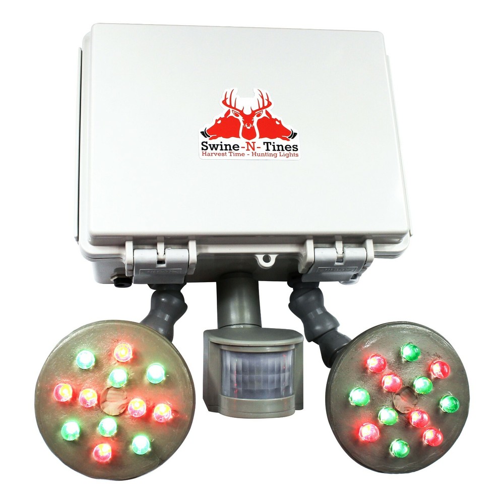 Harvest Time FEEDER LIGHT! Solar, Motion Activated, AmberGlow Hog Light - HUNTER