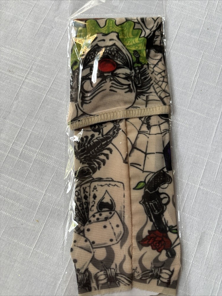 Halloween 5 Pull On Arm Tattoo Sleeves Party Small Medium