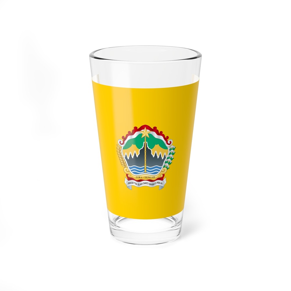 Flag of Central Java Indonesia - Pint Glass 16oz