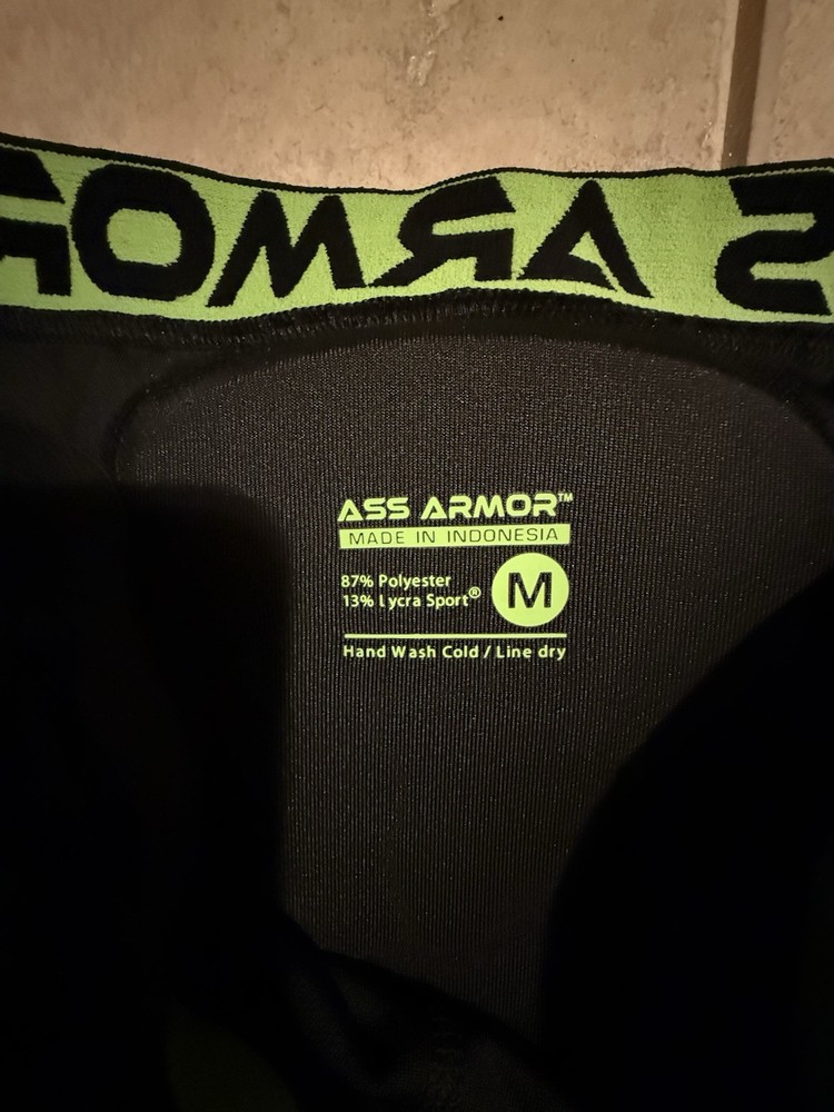 Ass Armor Protective Padding For Biking, Sking, Etc. NWT Size M