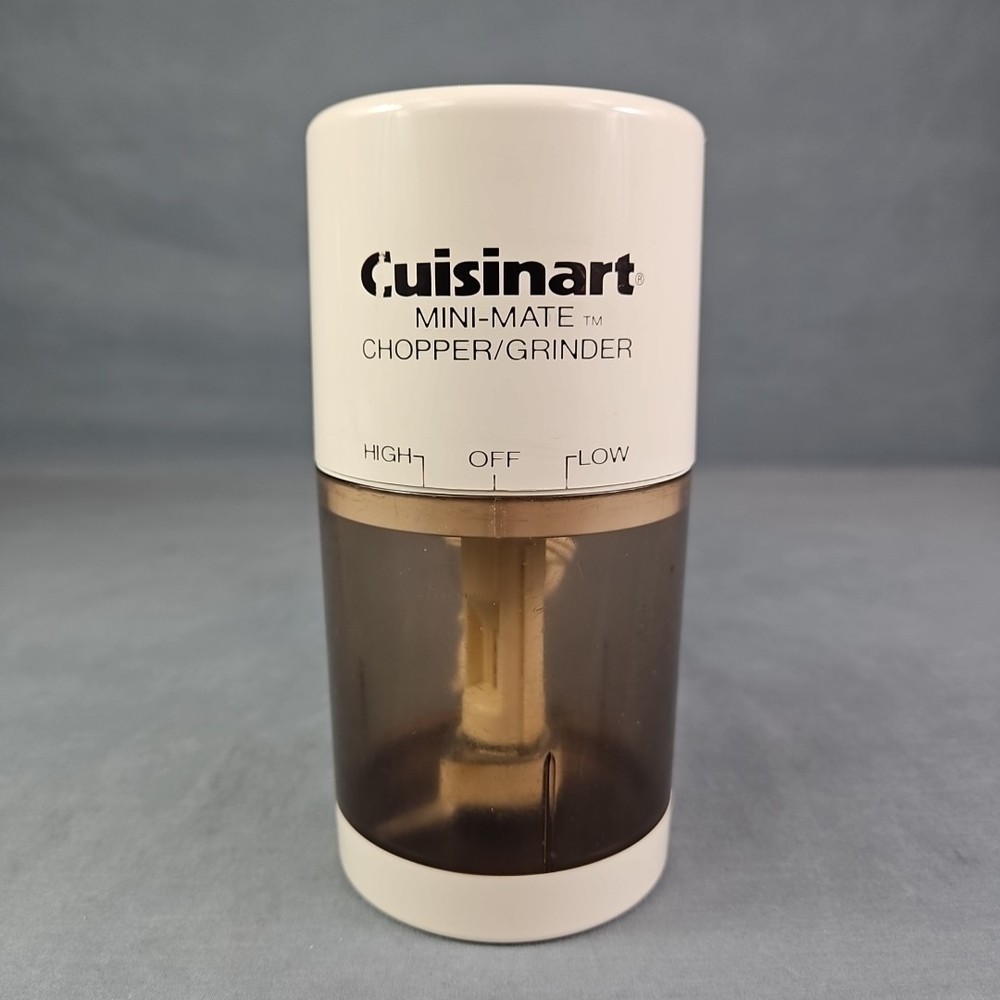 Cuisinart Mini-Mate Chopper Grinder Model MM-2 Tested & Working