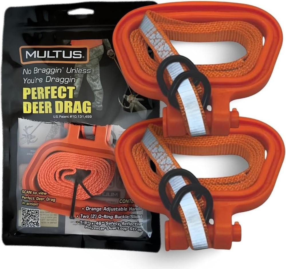 Ultimate Deer Dragging Solution: Heavy-Duty Rope & Safety Strap - 400lb Capacity