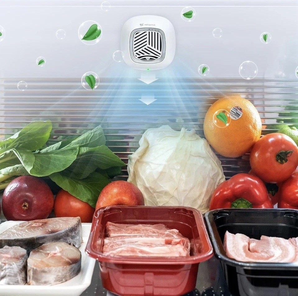 MHAMO Fridge Deodorizer - Rechargeable Mini USB Refrigerator Deodorizer
