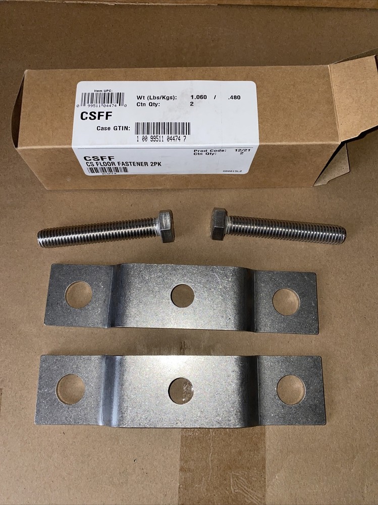 Cambro CSFF Camshelving® Floor Fastener - 2/Pack 214CSFF, New, SAM