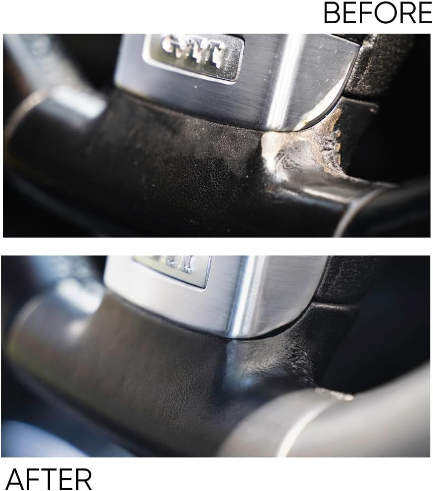 Steering Wheel Restoration Kit | Degrease and Refresh the Colour of Worn or Scra