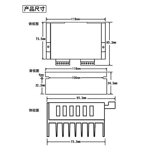 Digital Microstep Driver DM542 Stepper Motor Controller 20-50V DC 4.2A