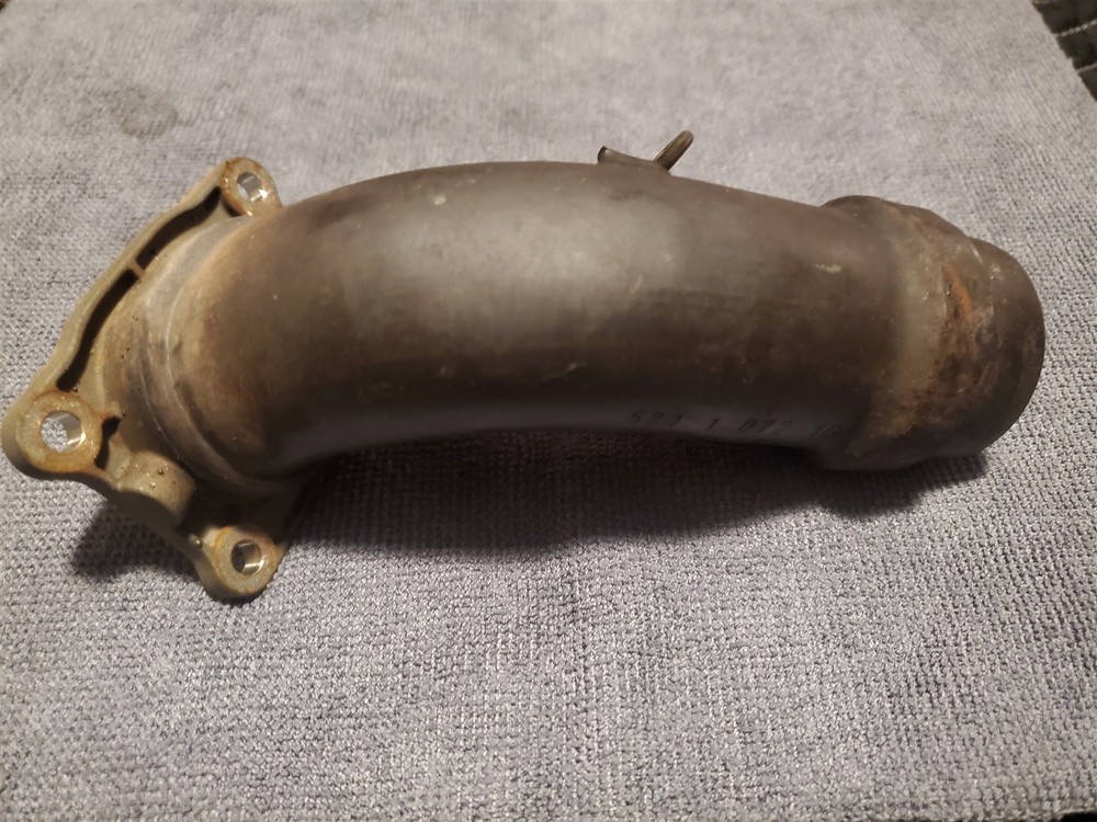 DUCATI 749S OEM VERTICAL EXHAUST MANIFOLD HEADER FLANGE