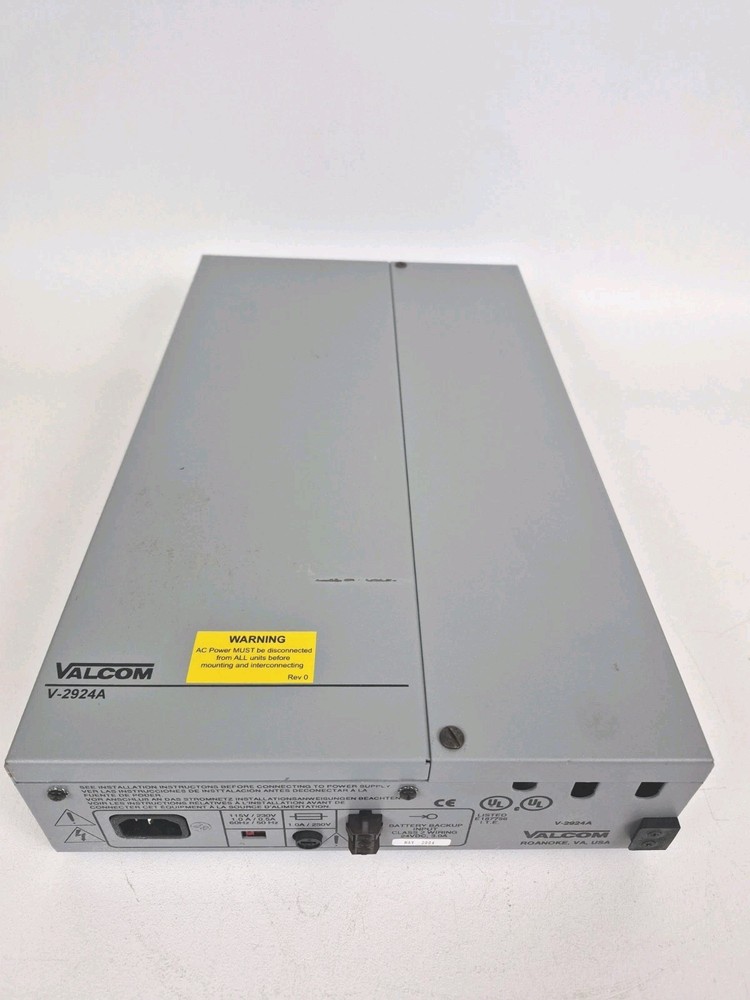 Valcom V-2924A + V-2925A Talkback Intercom System Lot w/ Boxes Powers On