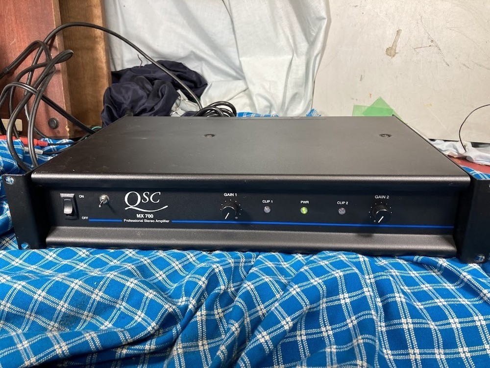 Qsc Mx-700 Power Amplifier Home Use Tested