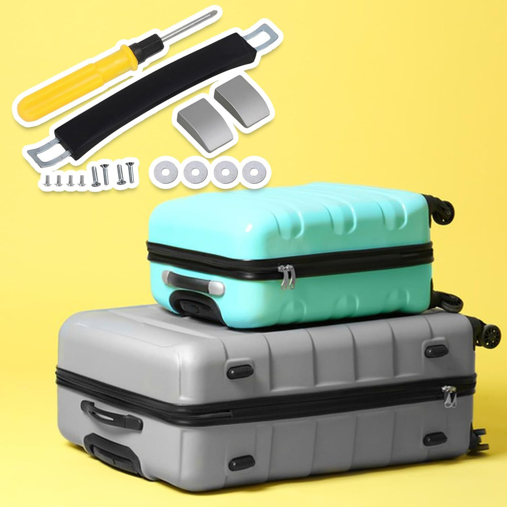 Black Flexible Spare Strap Handle Grip Replacement for Suitcase Luggage Case (B0
