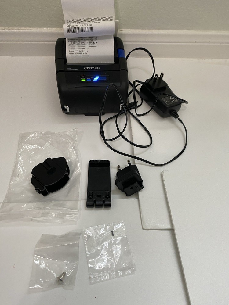 Citizen CMP-30BT 30BTIUM Bluetooth Mobile Receipt Barcode Printer