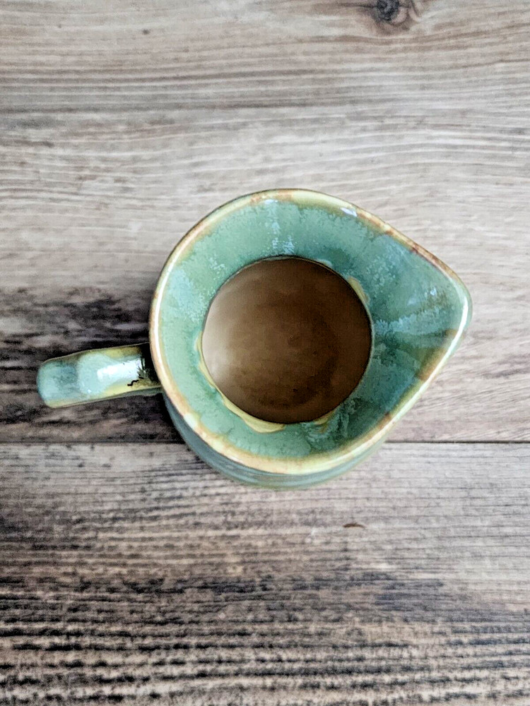 Foreside Prairie Green Small Pitcher set | 6in Tall | EUC