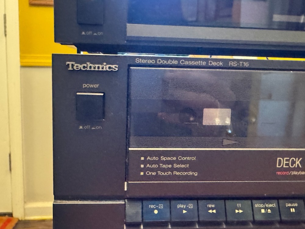 Technics RS-T16 Dual Stereo Cassette Deck- Tested and Working!!!