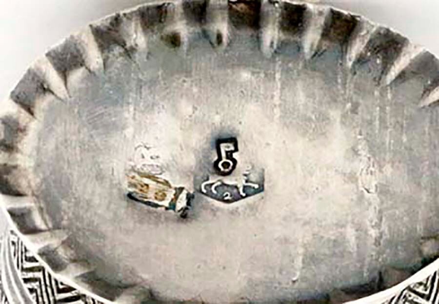 Dutch 833 Silver PEPPERMINT BOX c1880