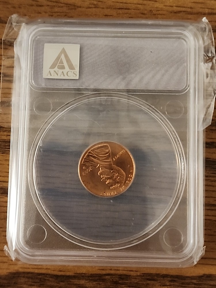 Anacs 2009 D Lincoln Cent Log Cabin MS67 Red Inaugural Edition