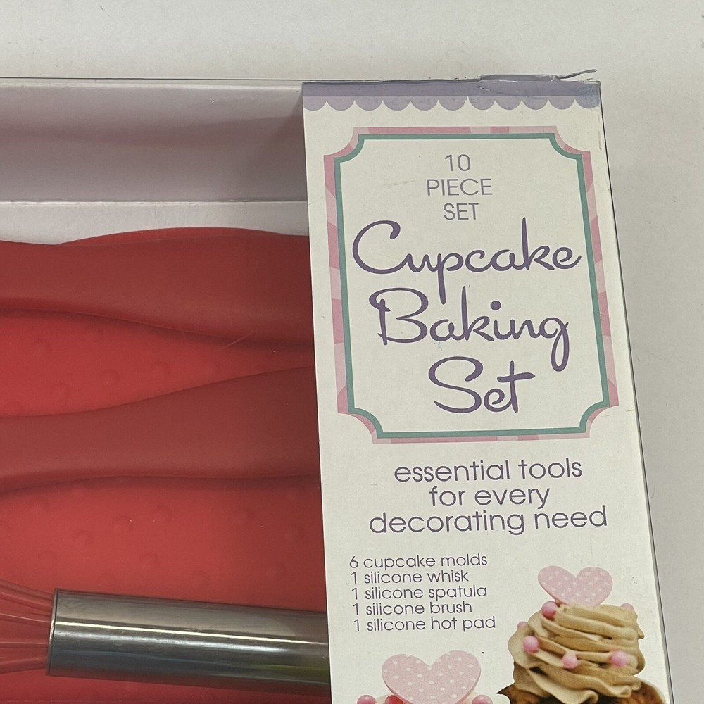Silicone Cupcake Baking Set Essential Tools For Everyday Baking Kitchen 10 Piece