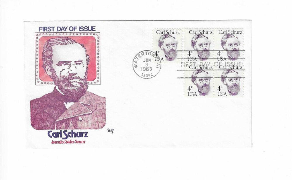 U.S. 1983 FDC Carl Schurz