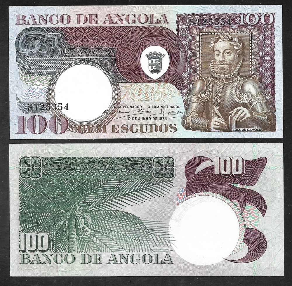 Angola - 100 Escudos Note - 1973 - P106 - Uncirculated