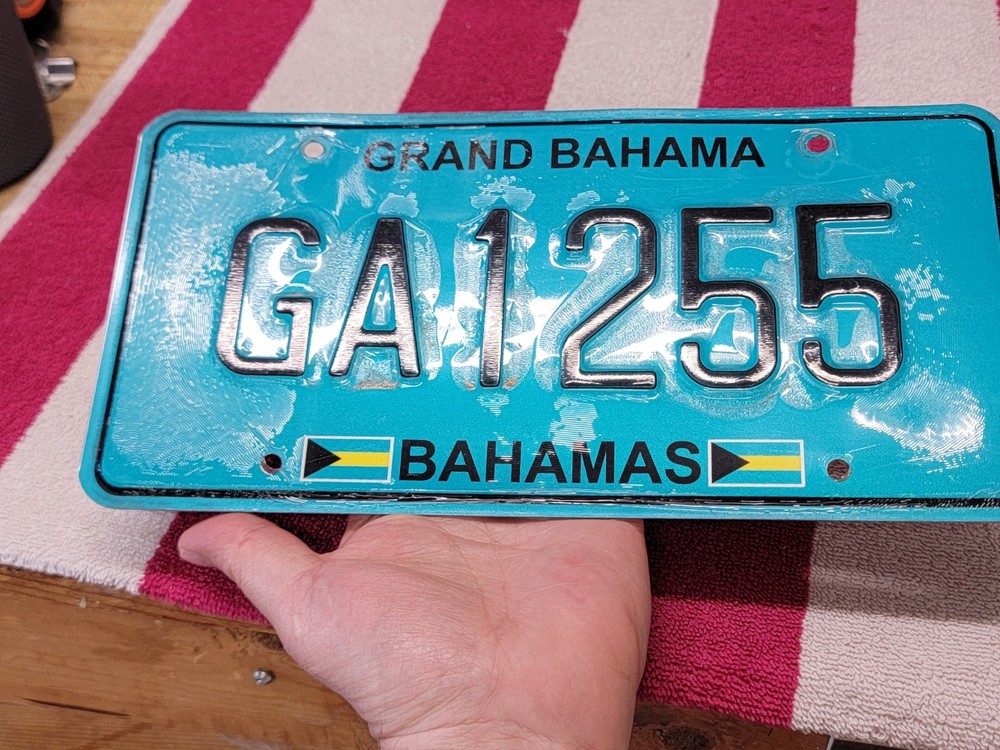 Grand Bahama License Plate